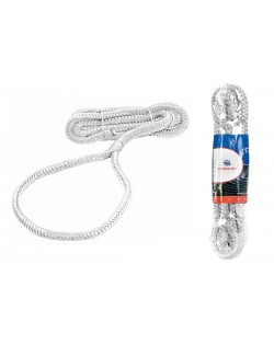 Cima in poliestere alta tenacità per fissaggio parabordi con occhiello - BIANCO